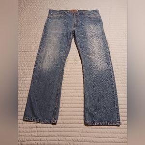 Vintage Levi's 514 Slim Straight Fit Men's Size 38 × 30 Denim Jeans